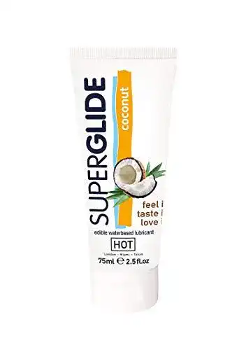 Gleitgel mit Geschmack HOT Edible SUPERGLIDE coconut, 75 ml