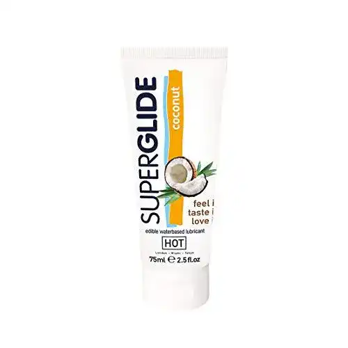 Gleitgel mit Geschmack HOT Edible SUPERGLIDE coconut, 75 ml