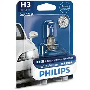 H3-Birne Philips WhiteVision Xenon-Effekt