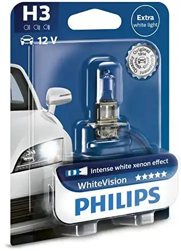 H3-Birne Philips WhiteVision Xenon-Effekt