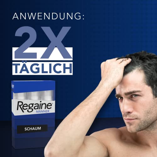 Haarkur gegen Haarausfall Regaine Männer Schaum: 3 x 60 g