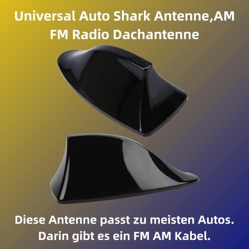 Haifischantenne Aukson A53D Universal Auto mit Klebstoff