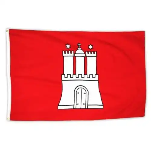 Hamburg-Flagge M&M MM Hamburg Flagge/Fahne, 150 x 90 cm