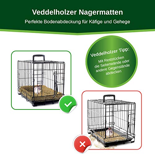 Hanfmatte Veddelholzer 3 für Nager Kaninchen Käfige & Gehege