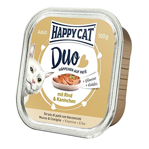 Die beste happy cat katzenfutter happy cat haeppchen rindkaninchen Bestsleller kaufen