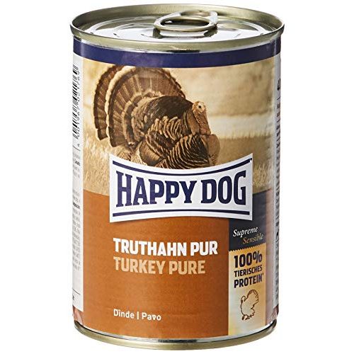 Happy-Dog-Hundefutter Happy Dog Dose Truthahn Pur 12 x 400 g