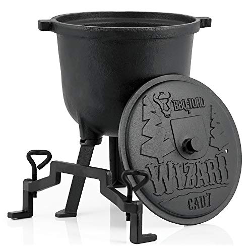 Hexenkessel BBQ-Toro Zauberkessel “Wizard” aus Gusseisen