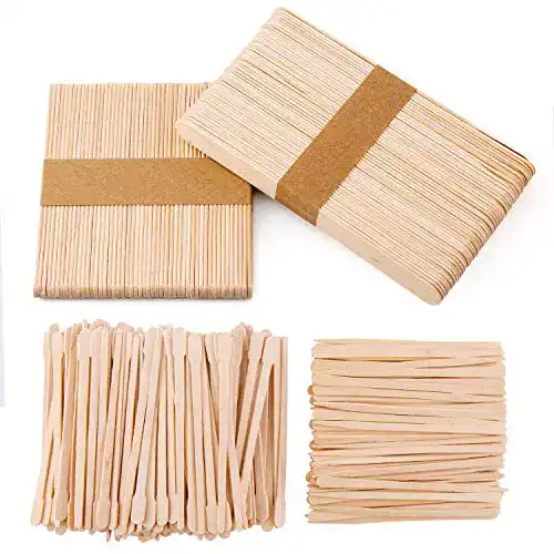 Holzspatel AIEX 400 Stück Waxing 4 Arten Sortiert
