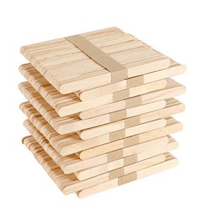 Holzspatel GoMaihe 600 Stück Eisstiele aus Holz