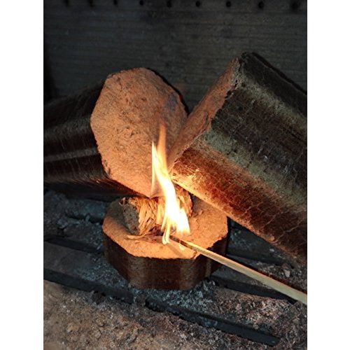 Holzwolle Log-Barn, natürliche Holzfeuer-Anzünder, 200 Stück