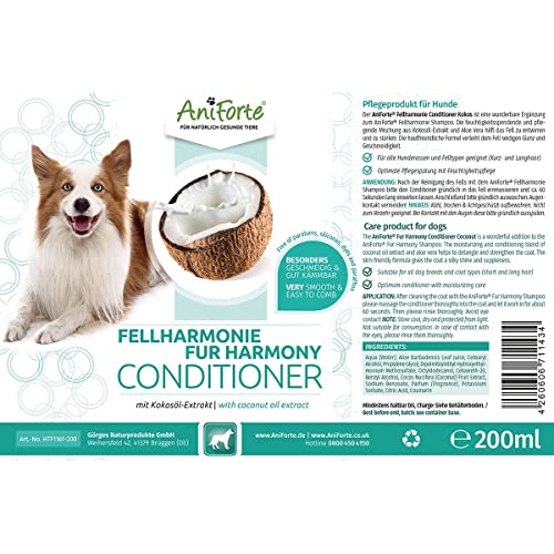 Hunde-Conditioner AniForte Fellharmonie Conditioner 200ml