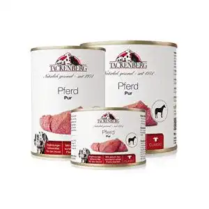 Hundefutter-Pferd Tackenberg Pferd Pur Nassfutter 12 x 200 g