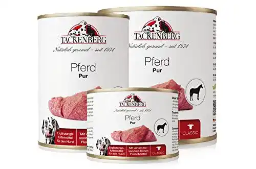 Hundefutter-Pferd Tackenberg Pferd Pur Nassfutter 12 x 200 g