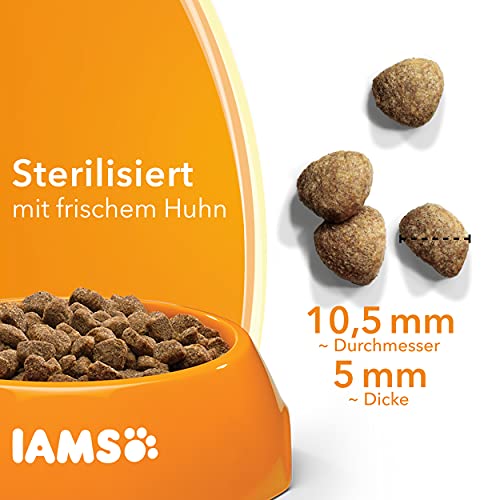 IAMS-Katzenfutter Iams for Vitality Sterilised Trockenfutter, 3 kg