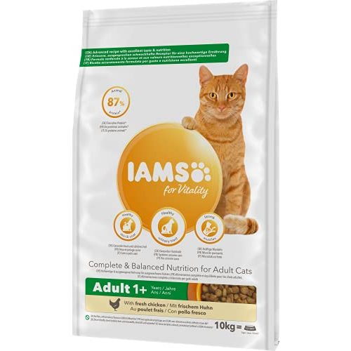 IAMS-Katzenfutter Iams for Vitality, trocken, Huhn, 10 kg