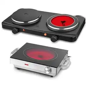 Infrarot-Doppelkochplatte Jago ® Kochplatten Elektrisch