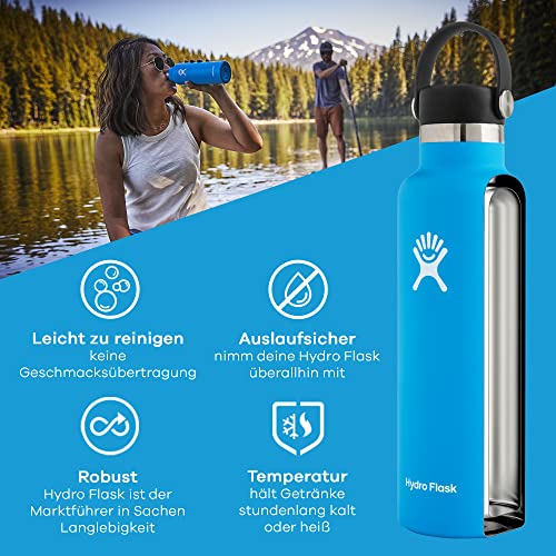 Isolierflasche-Edelstahl Hydro Flask Trinkflasche 709ml