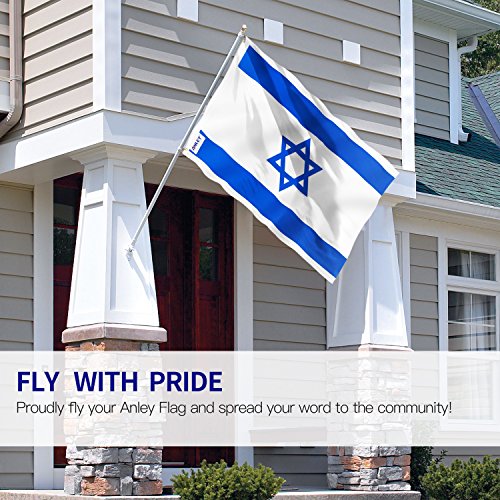 Israel-Flagge Anley Fly Breeze 3×5 Fuß Israel Flagge