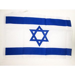 Israel-Flagge AZ FLAG Flagge Israel 45x30cm mit Kordel