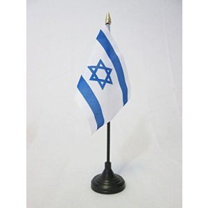 Israel-Flagge AZ FLAG TISCHFLAGGE Israel 15x10cm