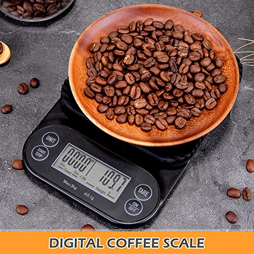Kaffeewaage CestMall Digitale, elektrisch mit Timer-led-Anzeige