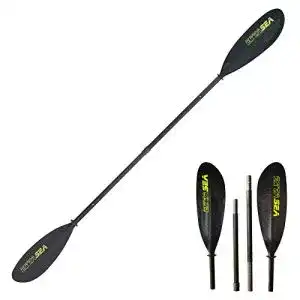 Kajak-Paddel Carbon ExtaSea Tour Vario Doppelpaddel 4-teilig