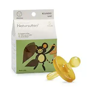 Kautschuk-Schnuller Natursutten Original Schnuller, 0-6 Monate