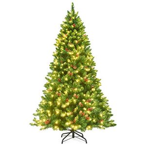 Kunstbaum COSTWAY 135/200cm Künstlicher Weihnachtsbaum