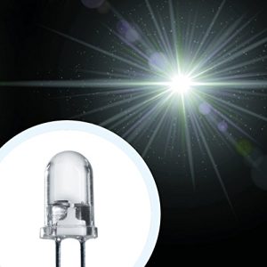 Leuchtdioden Lumetheus LED 5mm Farbe weiß 25000 mcd 25 Stck.
