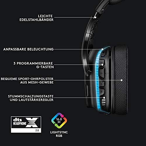 Logitech-Gaming-Headset Logitech G 635 mit LIGHTSYNC RGB