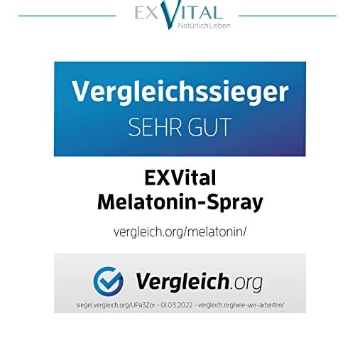 Melatonin Exvital Spray, mit Lavendel Extrakt & Vitamin B6