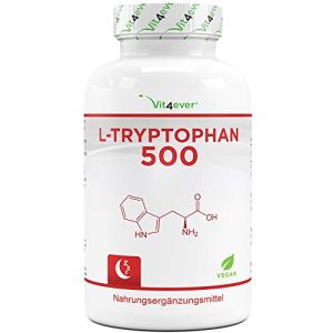 Melatonin-Kapseln Vit4ever L-Tryptophan 500 mg, 300 Kapseln