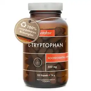 Melatonin-Kapseln VITAFAIR L-Tryptophan 500mg, 120 Kapseln