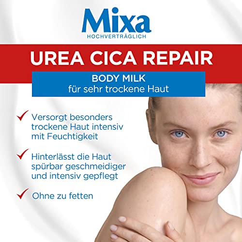 Mixa-Bodylotion Mixa Urea Cica Repair Body Milk, beruhigend