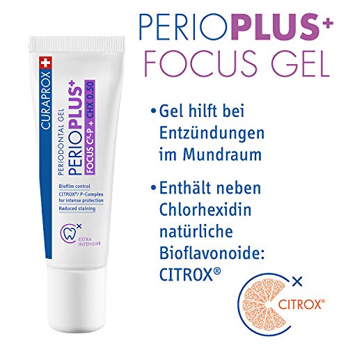 Mundsalbe CURAPROX Perio Plus Focus Gel CITROX, 10 ml