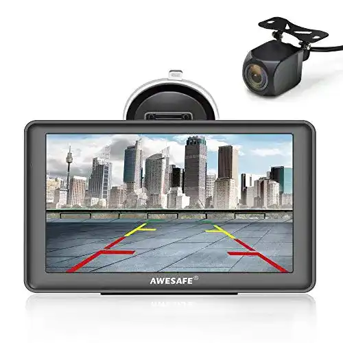 Navi mit Rückfahrkamera AWESAFE 7 Zoll
