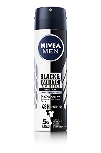 Die beste nivea deo nivea men black white invisible deo spray 150 ml Bestsleller kaufen