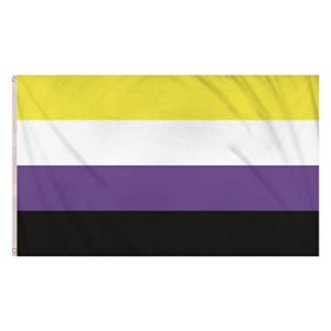 Non-Binary-Flagge Storm&Lighthouse Flaggen LGBTQ+, 152 x 91