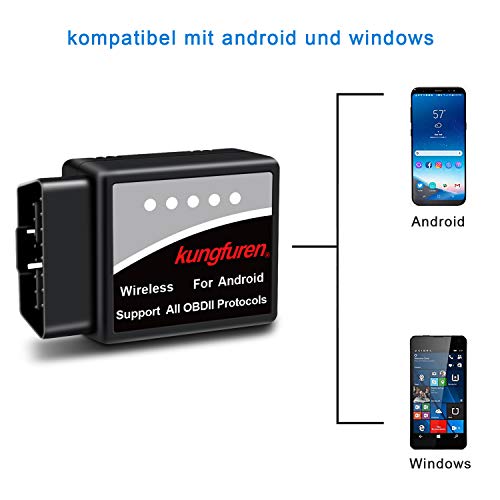 OBD2-Adapter kungfuren OBD2 Bluetooth Adapter