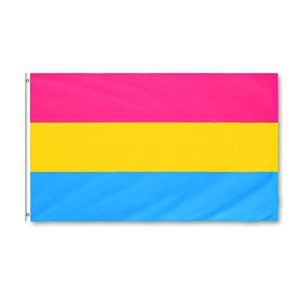 Pan-Flagge Star Cluster 90 x 150 cm LGBT/Flagge der Pansexuellen