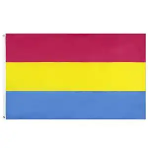 Pan-Flagge Zeayebsr Pansexuelle Stolzflagge, Indoor Outdoor