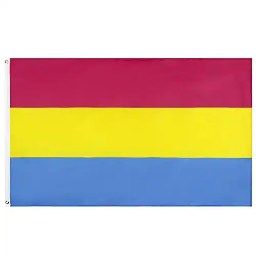 Pan-Flagge Zeayebsr Pansexuelle Stolzflagge, Indoor Outdoor