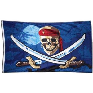 Piratenflagge Flaggenfritze ® Flagge Pirat Fluch der Meere