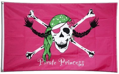 Die beste piratenflagge flaggenfritze flagge pirat pirate princess prinzessin Bestsleller kaufen