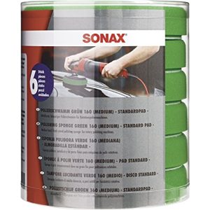 Polírozó szivacs SONAX habpárna közepes 160 - hat csomag