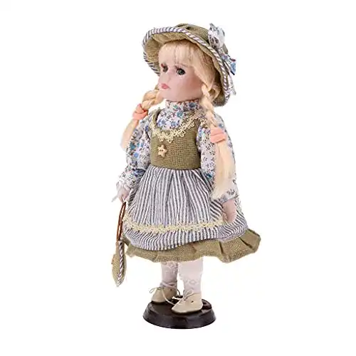 Porzellanpuppe Perfeclan Schöne Mädchenpuppe 30 cm