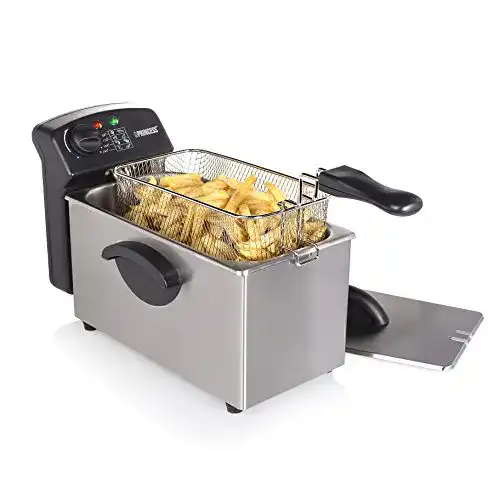 Princess-Fritteuse Princess Edelstahl Fritteuse, 3 Liter