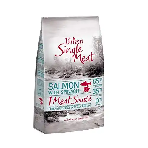 Purizon-Hundefutter Purizon getreidefreier Lachs mit Spinat 12 kg