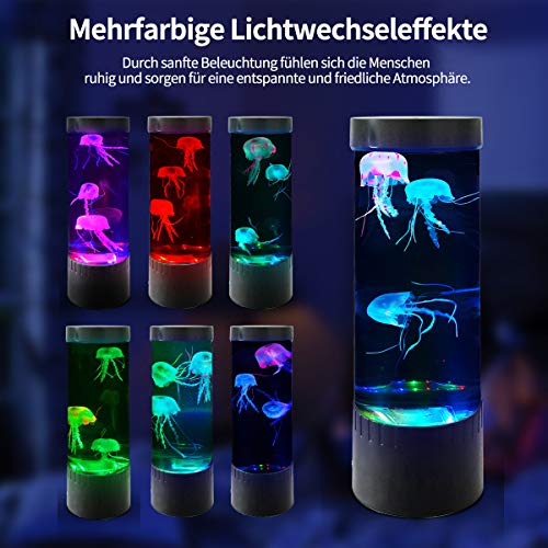 Quallen-Lampe Vaticas Jellyfish Lava Lamp LED Fantasy