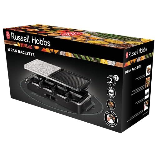 Raclette-Grill mit Steinplatte Russell Hobbs, 8 Personen